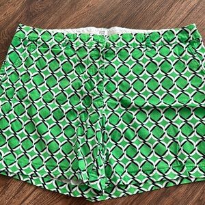 Crown & Ivy Green and White Shorts